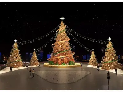 Christmas Town 3D model