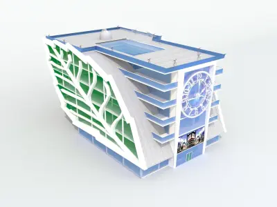 Office center 3D model