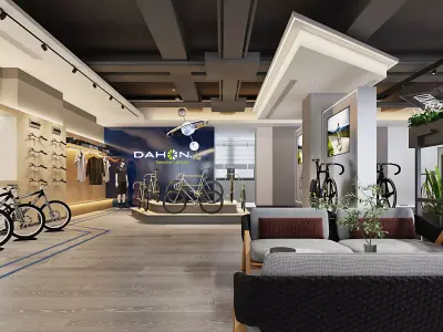 Bicycle Shop - Cycling Equipment Store 3D model