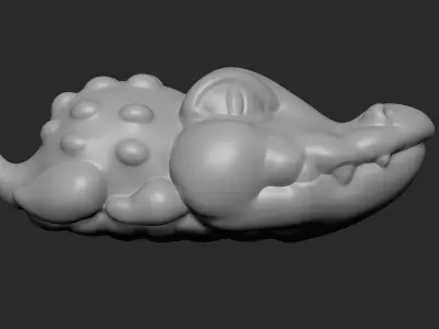 Stylized Croco 3D print model