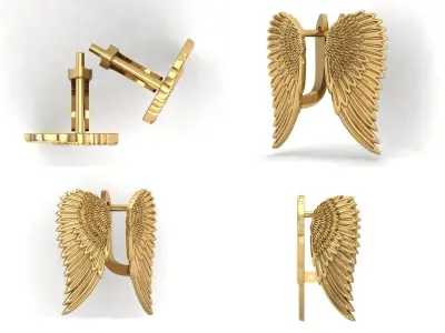 Earrings rk26 3D print model