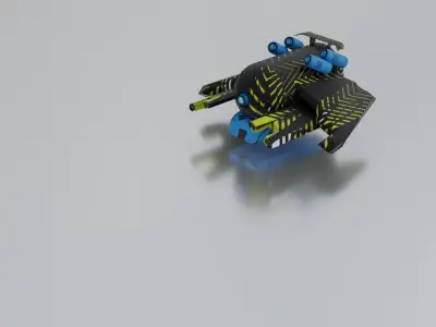 Blob Mk2 Low-poly 3D model