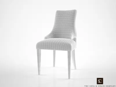 The Sofa and Chair Company Charles dining chair 3D model