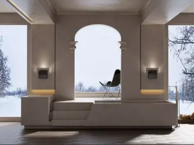 Apartment Scene for Cinema 4D and Redshift Render  3D model