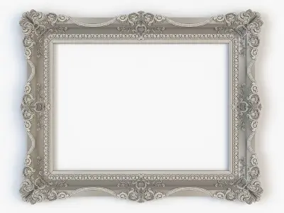 mirror frame for cnc 3D model