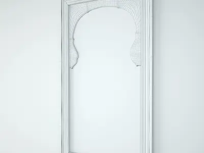 Vintage Raja Mirror 3D model