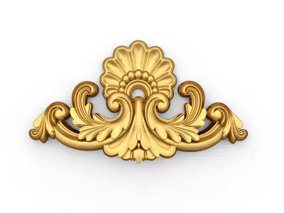 carved classic decorative ornament cnc 3d printing stl 47  3D print model