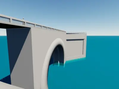 Medieval Bridge 3D model