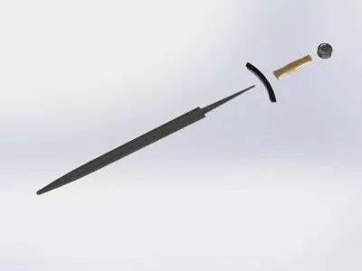 WG 7002 - Sword 3D print model