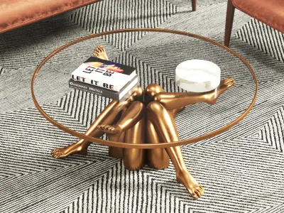 Modern Luxury Living Room Interior 291 3D model