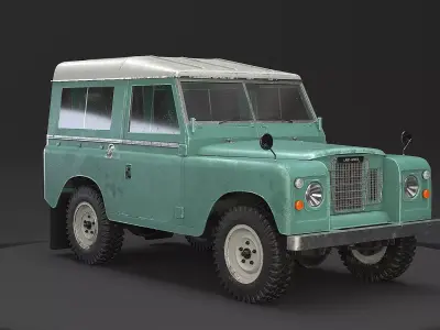 Land Rover Series III Short Wheelbase Old 3D model