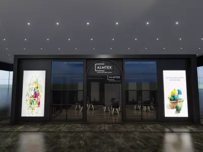 15x5 Exhibition Stand  3D model