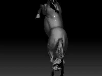 horse 3d model 3D print model 3D print model