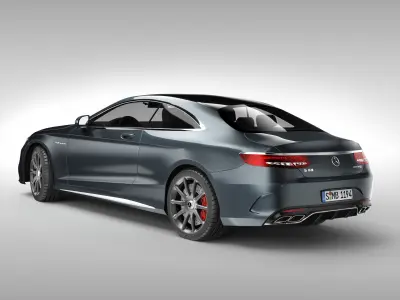Mercedes Benz S63 AMG Coupe 2015 3D model