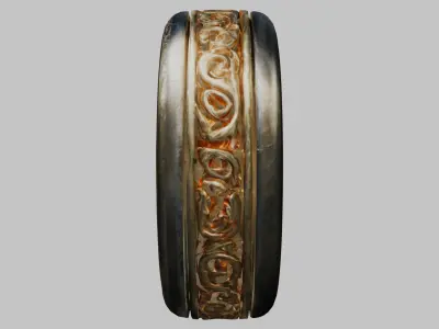 Elegant Ring 3D Model Low-poly 3D model