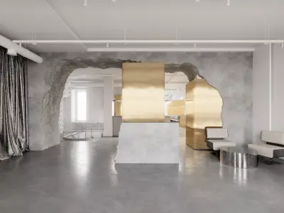 Indoor art space 3D model