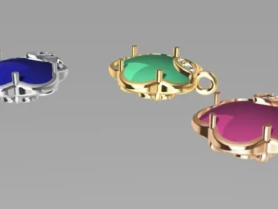 Pasquale Bruni pendants  3D print model