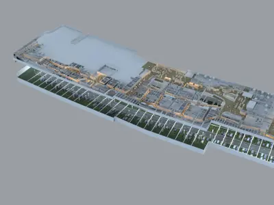 BIM Smart Construction Site 3D model