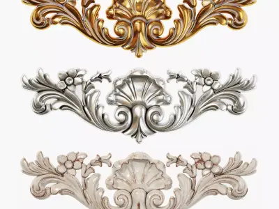 Classic carved 232 3D model