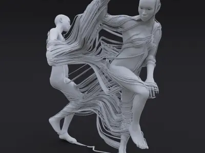 Linked Bodies 3D model