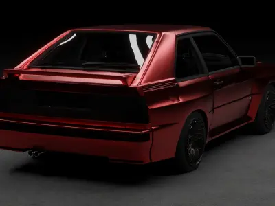 Audi Quattro S2 3D model