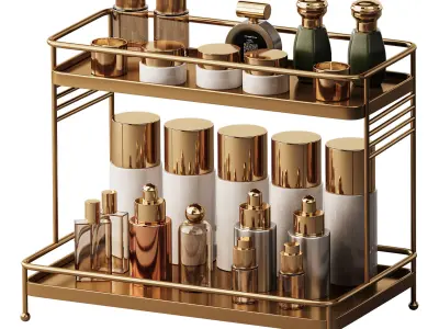  Beauty decorative set 3D model