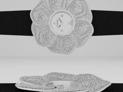 Chanel Camellia Watch  3D model 3D model