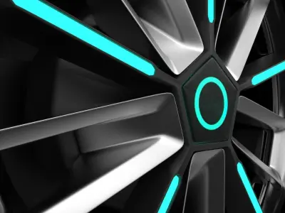 Electric Super Car 3D model