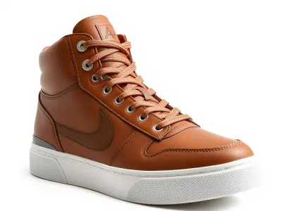 Sleek Racer Sneakers Hightop Model Pack Low-poly 3D model