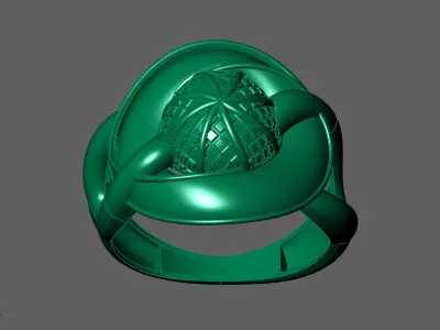 Plain Ring Women Ready STL 3DM Models Womens Rings 3D models 3D print model 39