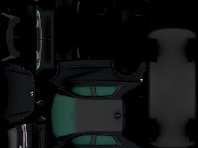 HYUNDAI IONIQ5 LOWPOLY Low-poly 3D model
