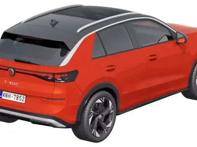 Volkswagen T-Roc 2026 3D model
