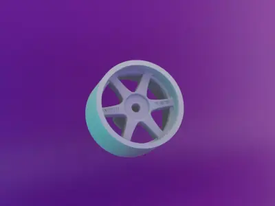 High Quality RIMS For Hot Wheels - Style 3 non-offset 3D print model