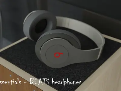 Interior Essentials - Music Low-poly 3D model