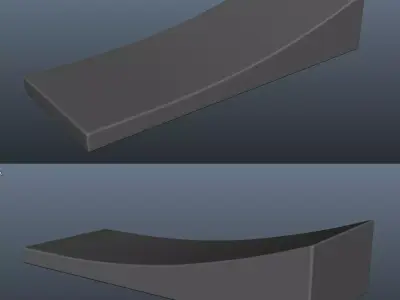 tamiya mini 4wd track 20 degrees 3D print model