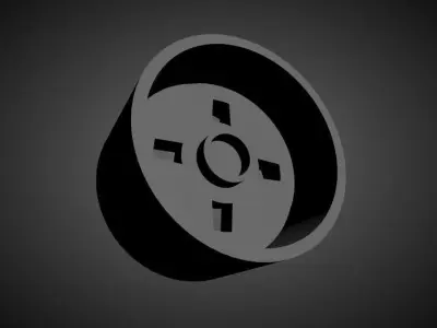 Hoshino Impul D-01 Silhouette scalable and Printable rim 3D 3D print model