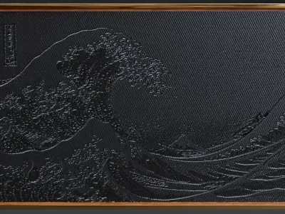 Black Paintings Low-poly 3D model