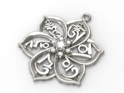 OM pendant 3D print model purchase