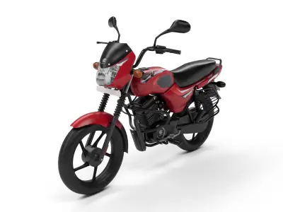Bajaj CT 100 Low-poly 3D model