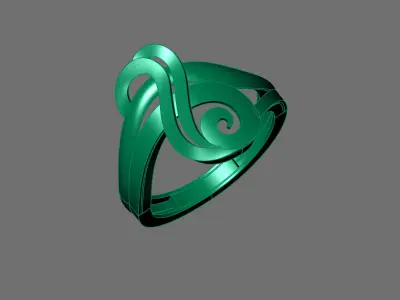 Plain Ring Women Ready STL 3DM Models Womens Rings 3D models 3D print model 4