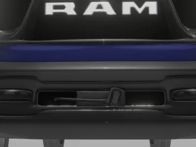 Dodge Ram 2020 Low-poly 3D model