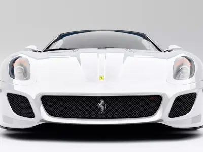 Ferrari 599 GTO Low-poly 3D model