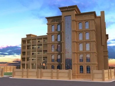 0207 - School Architecture Project - 2D Drawings - 3D Files 3D model