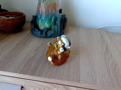 Happy fat buffalo - Happy fat animals collection  3D print model