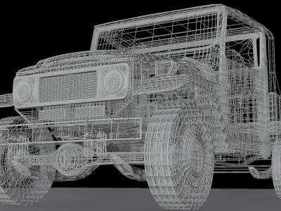 Classic Pick Up Truck  3D model