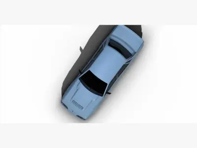 Holden Commodore VL 1990 Low-poly 3D model