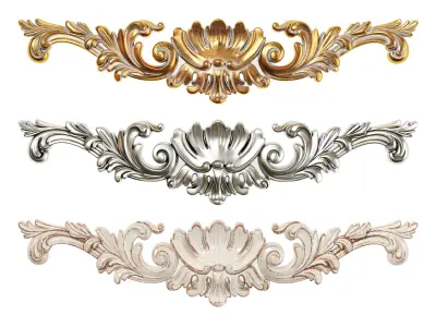 Classic carved 225 3D model