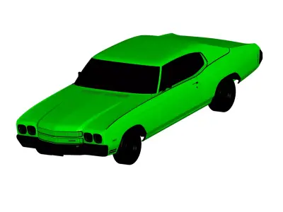 chevrole chevelle 1969 3D model