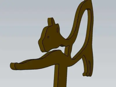 Wonderful Artificial Cat Home and Garden Outdoor Lawn Decor 3D model