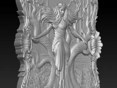 Lady Night 3D model
